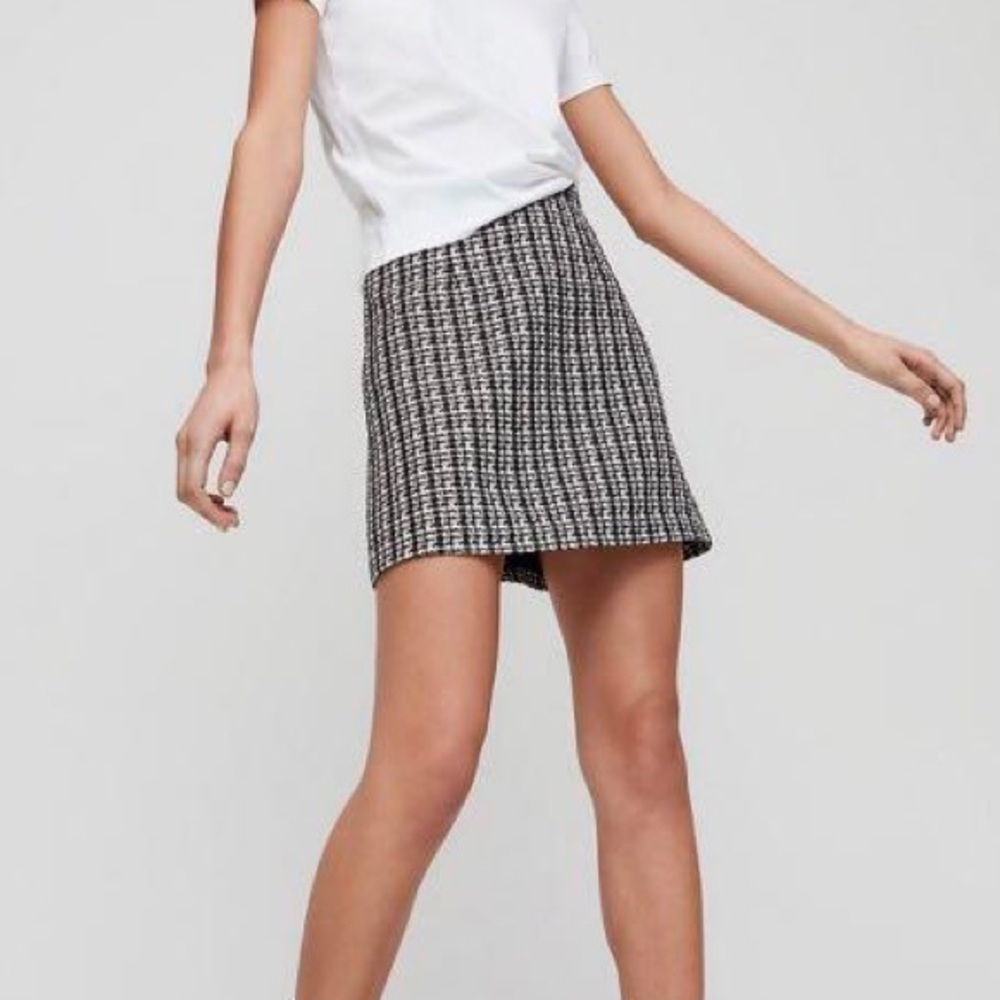 Aritzia Babaton Bryn Tweed Skirt